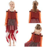 Película Hocus Pocus Mary Sanderson Niños Cosplay Disfraz Halloween Carnaval Traje