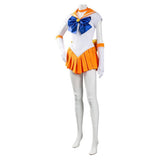 Anime Sailor Moon Minako Aino Uniforme Falda Halloween Carnaval Cosplay Disfraz