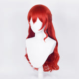 Juego Honkai: Star Rail Himeko Peluca Cosplay Pelo Sintético Resistente Al Calor Carnaval Halloween