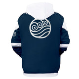 Avatar: La Leyenda de Aang Korra Cosplay Sudadera Avatar: The Last Airbender Sudadera con Capucha Unisex