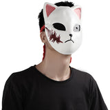 Anime Demon Slayer - Conejo Máscara Mascarada Cosplay Disfraz Halloween Carnaval Fiesta