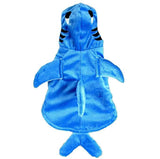 Mascota Adorable tiburón azul Halloween Carnaval Cosplay Disfraz con Capucha