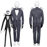 Anime The Nightmare Before Christmas - Jack Skellington Niños Uniforme Cosplay Disfraz Halloween Carnaval Traje Per.