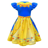 Anime Snow White Niños Blancanieves Cosplay Navidad Disfraz Traje Vestido