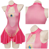 Juwgo Princess Peach Bañador De Mujer Adulto Cosplay Trajes De Disfraces De Halloween Carnaval Fiesta