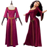 Película Tangled Mother Gothel Cosplay Disfraz Halloween Carnaval Traje