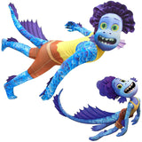 Pixar’s Luca Cartoon Sea Monster Mono Halloween Carnaval para niños Cosplay Disfraz