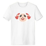 Bosque de Los Animales Animal Crossing Camiseta Dom Camiseta Casual de Verano para Niños