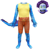 Pixar’s Luca Cartoon Sea Monster Mono Halloween Carnaval para niños Cosplay Disfraz