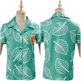 Anime Animal Crossing Timmy & Tommy Top de camisas de manga corta Playa Adulto Cosplay Disfraz