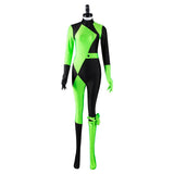 Anime Kim Possible Disfraz Shego Costume Cosplay Adultos Mono Halloween Carnaval Fiesta Traje