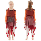 Película Hocus Pocus Mary Sanderson Niños Cosplay Disfraz Halloween Carnaval Traje