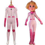 Juego The Super Mario Bros. Movie Peach Cosplay Niños Disfraz Halloween Carnaval Fiesta Disfraz Traje