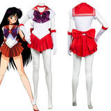 Anime Sailor Moon Hino Rei Uniforme Falda Halloween Carnaval Cosplay Disfraz