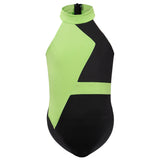 Anime Kim Possible Shego Niños Cosplay Fiesta Disfraz Traje de Baño Creación Secundaria-disfrazdeptdiadebrujas.com®