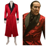 Película Renfield Dracula Abrigo Largo Adulto Cosplay Disfraz Halloween Carnaval Fiesta