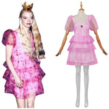 Juego The Super Mario Bros Movie Princess Peach  Cosplay Disfraz Adulto VestidoTraje De Carnaval Halloween Fiesta