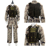 Juego Death Stranding Cliff Soldado Cosplay Disfraz Traje
