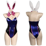 Juego Overwatch OW Dva Bunny Girl Mono Cosplay Disfraz Halloween Carnaval Sensual Traje Mujer Per.