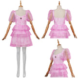 Juego The Super Mario Bros Movie Princess Peach  Cosplay Disfraz Adulto VestidoTraje De Carnaval Halloween Fiesta