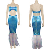 The Little Mermaid Ariel Cosplay Disfraz Traje De Carnaval Halloween Fiesta