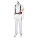 Anime Attack on Titan 4 Marley Eldian Shingeki no Kyojin  Uniforme del ejército blanco Cosplay Disfraz Halloween Carnaval Traje