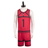Anime BLUE LOCK Itoshi Rin Cosplay Disfraz Halloween Carnaval Fiesta Adulto Rojo Disfraz Traje