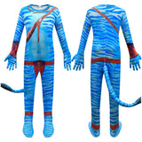 Niños Avatar Jake Cosplay Disfraz Trajes De Una Pieza Traje De Carnaval Halloween Fiesta