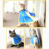 Anime Fate/Stay Night Saber Mascota Halloween Carnaval Cosplay Capa Cárdigan de Felpa