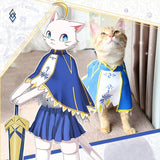 Anime Fate/Stay Night Saber Mascota Halloween Carnaval Cosplay Capa Cárdigan de Felpa