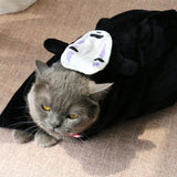 Anime Spirited Away No Face Man Mascota Halloween Carnaval Cosplay Capa con Capucha Cárdigan de Felpa