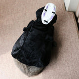 Anime Spirited Away No Face Man Mascota Halloween Carnaval Cosplay Capa con Capucha Cárdigan de Felpa