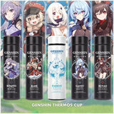 Genshin Impact Paimon Klee Keqing 500ml Taza Termo de Acero Inoxidable Botella de Agua