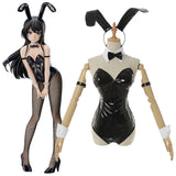 Anime Rascal Does Not Dream of Bunny Girl Senpai-Sakurajima Mai Bunny Girl Mono Sensual Cosplay Disfraz Halloween Carnaval