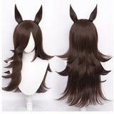 Anime Pretty Derby Rice Shower Cosplay Peluca Cabello Sintético Resistente al Calor Carnival Halloween Fiesta
