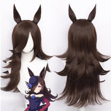Anime Pretty Derby Rice Shower Cosplay Peluca Cabello Sintético Resistente al Calor Carnival Halloween Fiesta