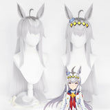 Anime Pretty Derby Oguri Cap Cosplay Peluca Cabello Sintético Resistente al Calor Carnival Halloween Fiesta