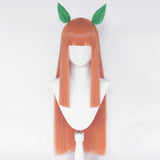 Anime Pretty Derby Silence Suzuka Cosplay Peluca Cabello Sintético Resistente al Calor Carnival Halloween Fiesta