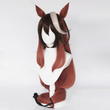 Anime Pretty Derby Symboli Rudolf Cosplay Peluca Cabello Sintético Resistente al Calor Carnival Halloween Fiesta