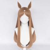Anime Pretty Derby Grass Wonder Cosplay Peluca Cabello Sintético Resistente al Calor Carnival Halloween Fiesta