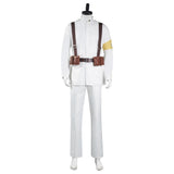 Anime Attack on Titan 4 Marley Eldian Shingeki no Kyojin  Uniforme del ejército blanco Cosplay Disfraz Halloween Carnaval Traje
