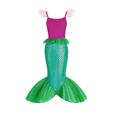 Niñas Chicas Ariel Cosplay Traje De Disfraces Traje De Carnaval De Fiesta De Familia Casa Escuela
