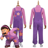 Anime Turning Red Abby Niños Cosplay Disfraz Traje Navidad Carnaval Fiesta