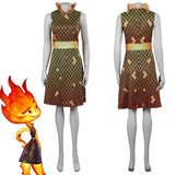 Anime Elemental Ember Cosplay Disfraz Adulto Traje De Carnaval Halloween Fiesta