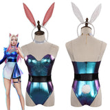 Juego LoL KDA Bunny Girls Sensual Cosplay Disfraz Halloween Falda Carnaval Traje