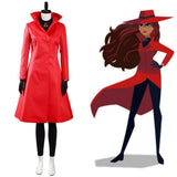 Anime Carmen Sandiego-Carmen Cosplay Disfraz Navidad Carnaval Fiesta Traje
