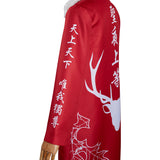 Bosozoku Kimono Abrigo Cosplay Disfraz Navidad Halloween Carnaval Fiesta Traje Rojo Per.