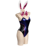 Juego Overwatch OW Dva Bunny Girl Mono Cosplay Disfraz Halloween Carnaval Sensual Traje Mujer Per.