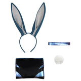 Juego LoL Akali The Rogue Assassin KDA Bunny Girls Cosplay Disfraz Halloween Falda Carnaval