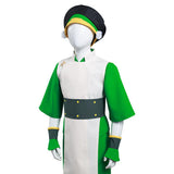 Series de Televisión Avatar: The Last Airbender Toph bengfang Niños Cosplay Disfraz Halloween Carnaval Traje